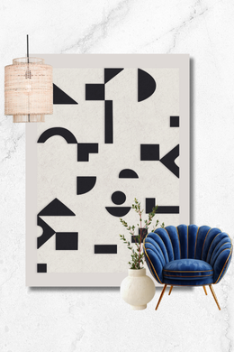 Handcrafted/Handmade Silhouette Rug - Floral Rug Collection - Digital Moodboard - Living Well Interiors Durban South Africa