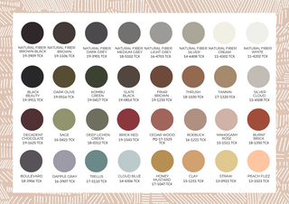 Handcrafted/Handmade Luxury Rugs - Color Card of yarn - Living Well Interiors Durban South Africa