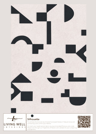 Handcrafted/Handmade Mohair and Karakul Rug - Silhouette Floral Rug Collection - Living Well Interiors Durban South Africa