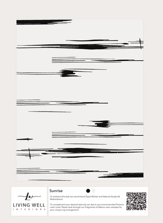 Handcrafted/Handmade Rugs - Sunrise - Living Well Interiors Durban South Africa