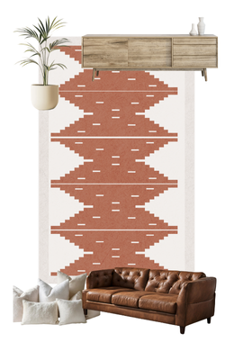 Handcrafted/Handmade Rush of Rose Tribal Rug Collection - Digital Moodboard - Living Well Interiors Durban South Africa