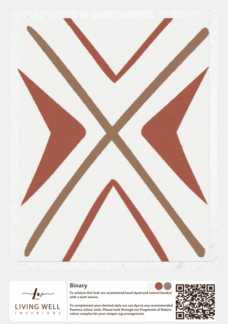 Handmade Karakul Rug - Binary - Living Well Interiors Durban
