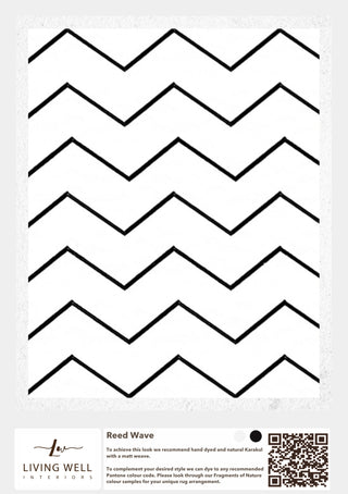 Handmade Karakul Rug - Reed Wave - Living Well Interiors Durban