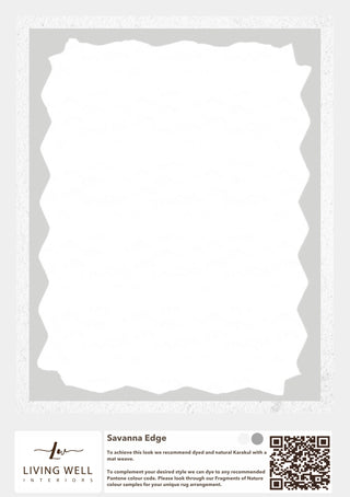 Handmade Karakul Rug - Savanna Edge - Living Well Interiors Durban
