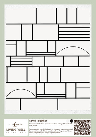 Handmade Karakul Rug - Sown Together - Living Well Interiors Durban