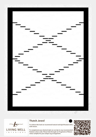 Handmade Karakul Rug - Thatch Jewel - Living Well Interiors Durban