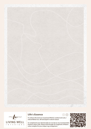 Handmade Mohair Rug - Life's Essence - Living Well Interiors Durban