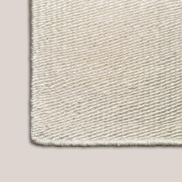 Lapa Mohair handwoven rug texture showcasing premium natural fibres and distinct, plush surface.