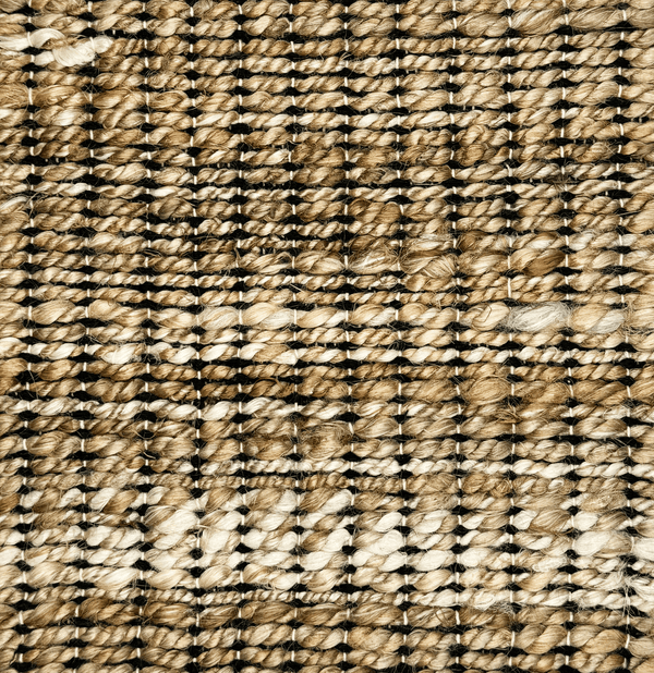 Handcrafted/Handmade Cotton and Jute Rug - Nomad Rug - Living Well Interiors Durban South Africa