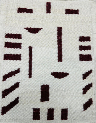 Handcrafted/handmade luxury karakul rugs - Dots and Dashes Karakul Rug - Living Well Interiors Durban South Africa