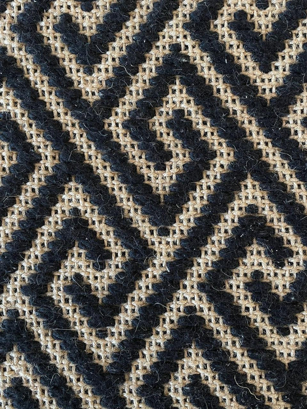 Handcrafted/handmade Jute Wall to Wall Rugs - Labyrinth Jute Rug - Living Well Interiors Durban South Africa