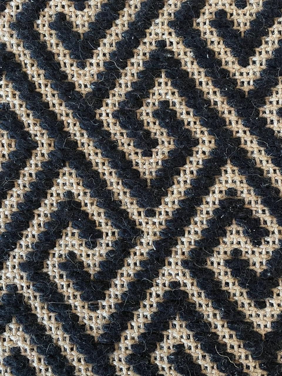 Handcrafted/handmade Jute Wall to Wall Rugs - Labyrinth Jute Rug - Living Well Interiors Durban South Africa