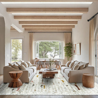 Handcrafted/handmade luxury Karakul Rugs - Fragment of Light Karakul Rug - Living Well Interiors Durban South 